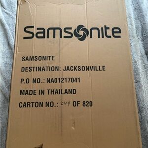 Samsonite Cardboard Box for Spinner 28  Luggage New